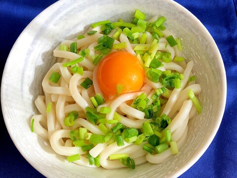 簡単！釜玉うどん